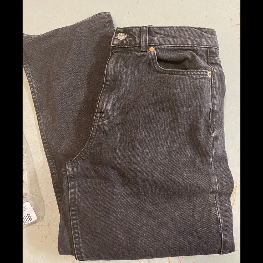 ASOS high rise stretch 'slim' straight leg jeans - Picture 9 of 9